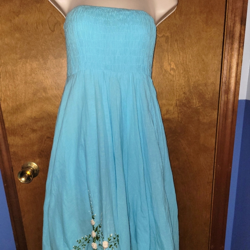 Flower Child Smock Dress